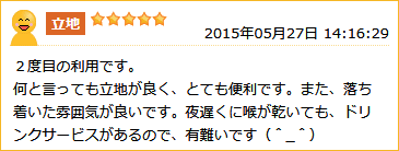 クチコミ・立地